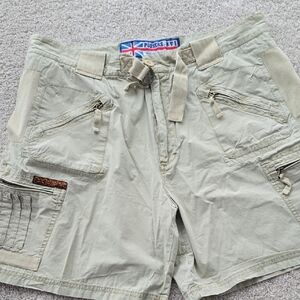 Beige Cargo Shorts for Men